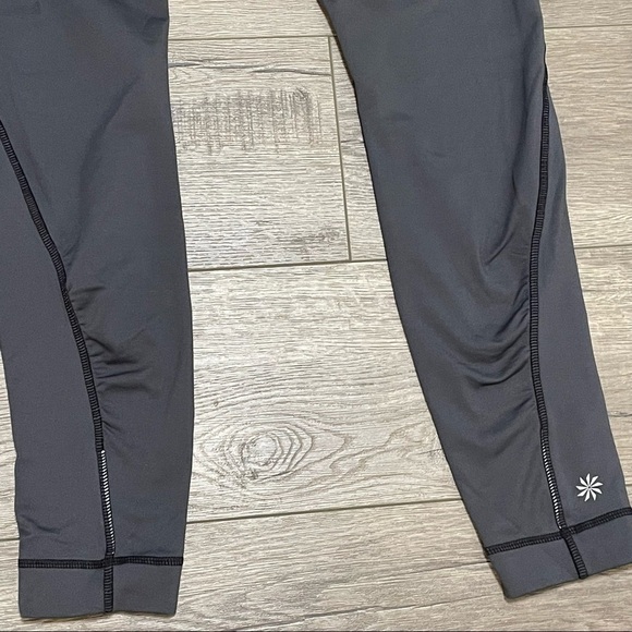 Athleta 2-In-1 Skirt Leggings In Black and Gray Size Small. - Picture 6 of 9